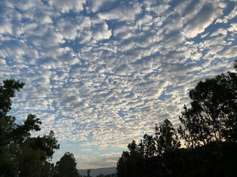 Buttermilk Sky at Dawn, Highway 261, California