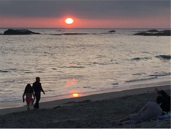 Sunset on the Beach for Lovers