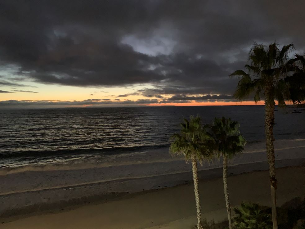 Sunset Over Catalina Island, from the Mainland